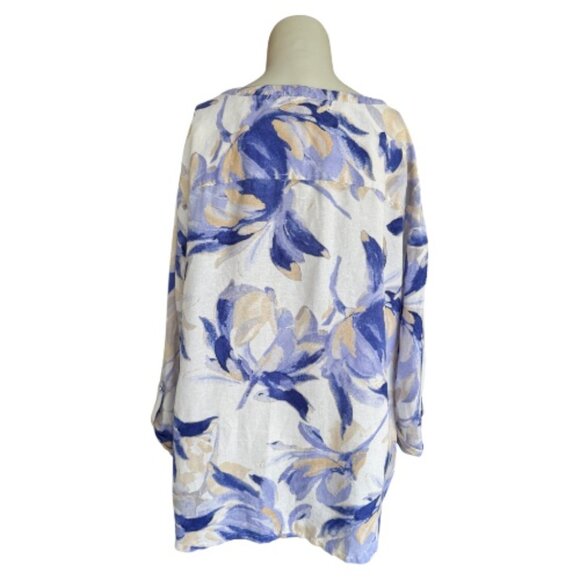 JM Collection 1/4 Zip Pullover Tunic - Picture 3 of 6